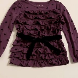 Polka heart top